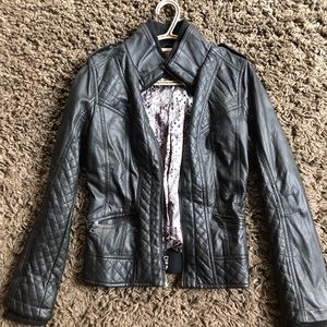 Super cute faux leather jacket